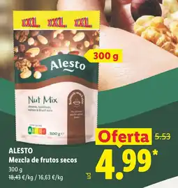 Lidl Alestó mezcla de frutos secos oferta