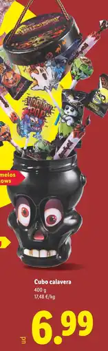 Lidl Cubo calavera oferta