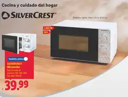 Lidl Silvercrest microondas oferta