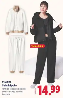 Lidl Esmara chándal polar oferta