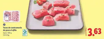 Pavo tacos de contramuslo al ajillo