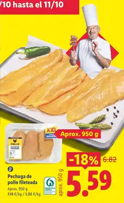 Lidl Pollo filete de pechuga oferta