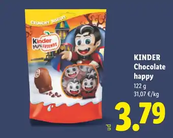 Lidl Kinder Chocolate happy oferta
