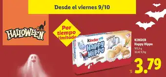 Lidl Kinder Happy Hippo oferta
