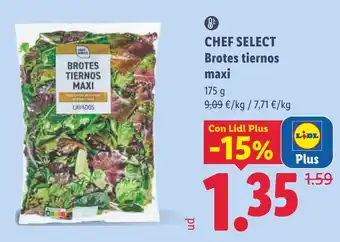 Lidl Chef Select brotes tiernos maxi oferta