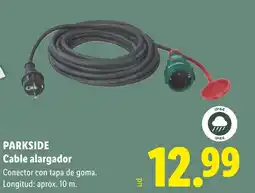 Lidl Parkside cable alargador oferta