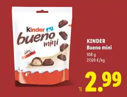 Lidl kinder bueno mini oferta