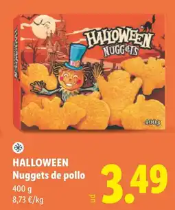 Lidl Halloween nuggets de pollo oferta
