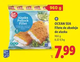 Lidl Ocean sea Filete de abadejo de alaska oferta