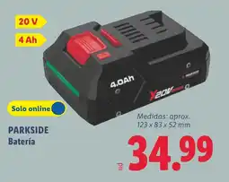 Lidl Parkside batería oferta