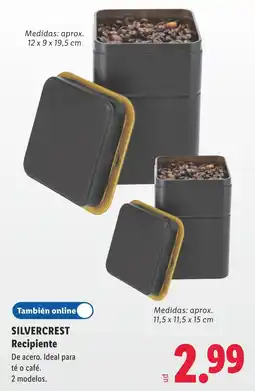 Lidl Silvercrest recipiente oferta