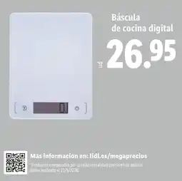 Lidl Báscula de cocina digital oferta