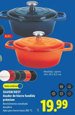 Lidl Silvercrest asador de hierro fundido prémium oferta