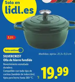 Lidl Silvercrest olla de hierro fundido oferta