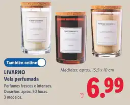 Lidl Livarno vela perfumada oferta