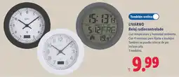 Lidl Livarno reloj radiocontrolado oferta