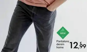 Pantalón denim hombre