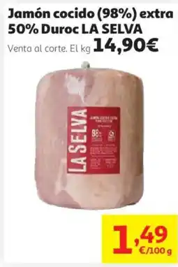 Alcampo La selva jamón cocido oferta
