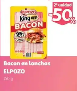 Alcampo Elpozo bacon en lonchas oferta