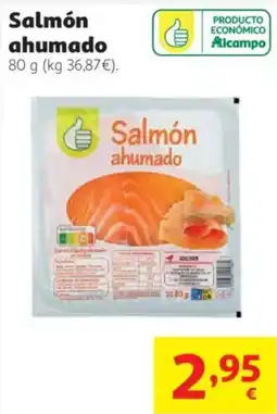 Alcampo Alcampo salmón ahumado oferta