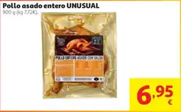 Alcampo Pollo asado entero UNUSUAL oferta