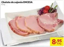 Alcampo EMCESA chuleta de sajonia oferta