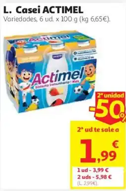 Alcampo Actimel oferta