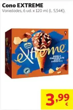 Alcampo Nestlé cono extreme oferta