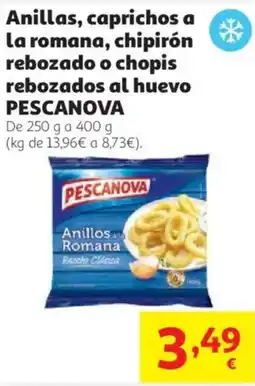 Alcampo Pescanova anillos a la romana oferta