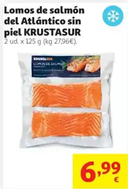 Alcampo Krustasur lomos de salmón del atlántico sin piel oferta