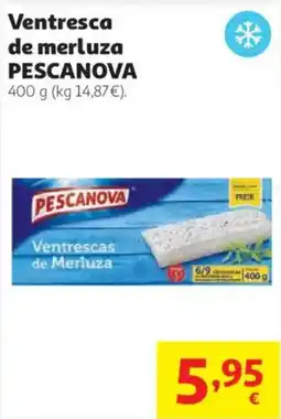 Alcampo Pescanova ventresca de merluza oferta