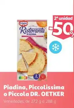 Alcampo Dr. Oetker Piadina, Piccolissima o Piccola oferta