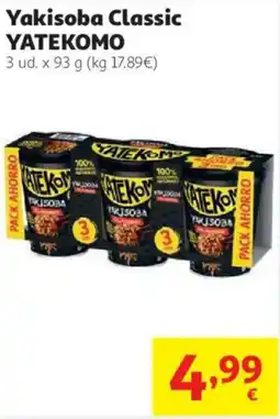Alcampo Yatekomo yakisoba classic oferta