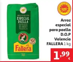 Alcampo Fallera arroz especial para paella oferta