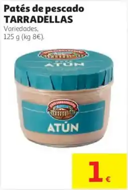 Alcampo Tarradellas patés de pescado atún oferta
