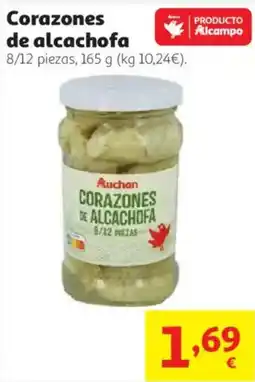 Alcampo Auchan corazones de alcachofa oferta