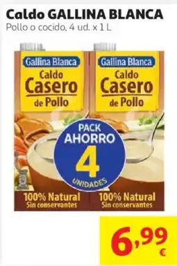 Alcampo Gallina Blanca caldo casero de pollo oferta