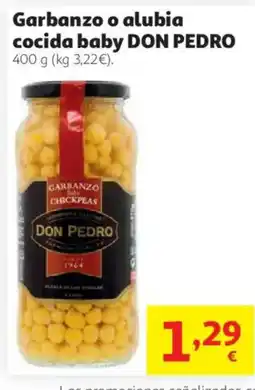 Alcampo Don Pedro garbanzo o alubia cocida baby oferta