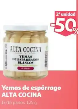 Alcampo Alta Cocina yemas de espárrago blanco oferta