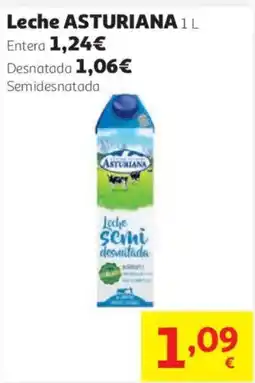 Alcampo Leche semidesnatada oferta