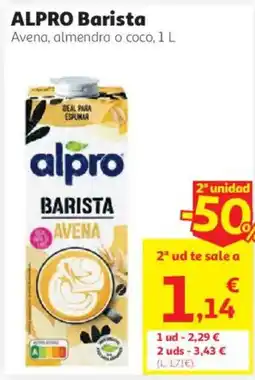 Alcampo alpro barista avena oferta