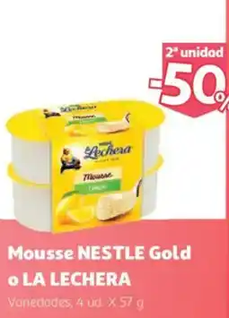 Alcampo Mousse nestle gold o la lechera oferta