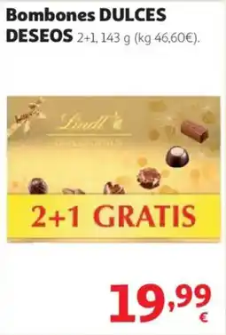 Alcampo Lindt bombones dulces deseos oferta