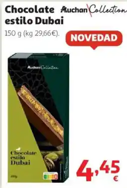Alcampo Auchan Collection Chocolate estilo Dubai oferta