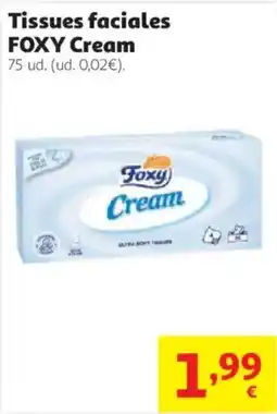 Alcampo Foxy Cream tissues faciales oferta
