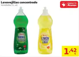 Alcampo Auchan lavavajillas concentrado oferta