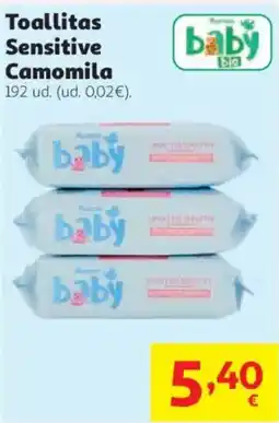 Alcampo Austen baby Toallitas Sensitive Camomila oferta