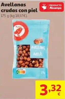 Alcampo Alcampo avellanas crudas con piel oferta