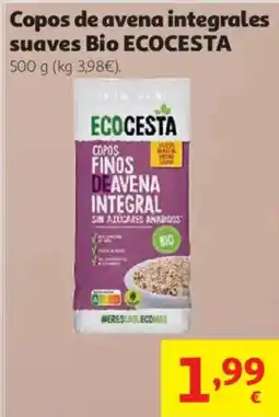 Alcampo Ecocesta copos finos de avena integral oferta