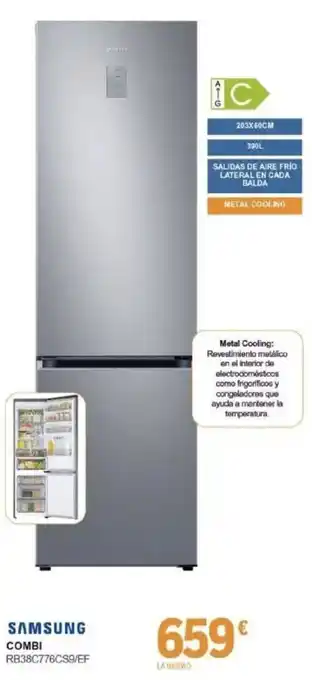Samsung combi rb38c776cs9/ef